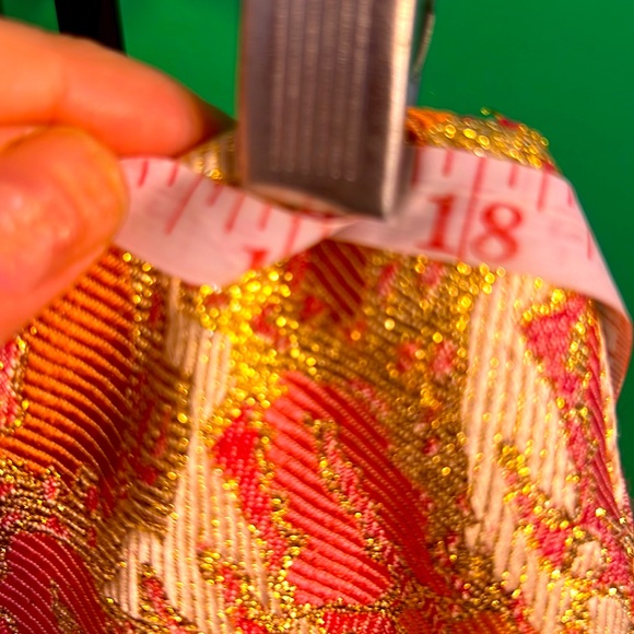 Pink Tartan Gorgeous Pencil Skirt Bright Yellow/Pink Colors Slit at the Back - Picture 13 of 13